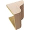 Ekena Millwork 9"W x 9"D x 9"H Wide Greensboro Rough Cedar Woodgrain TimberThane Corbel, Primed Tan CORUR09X09X09GRNRCPR - alternate 2
